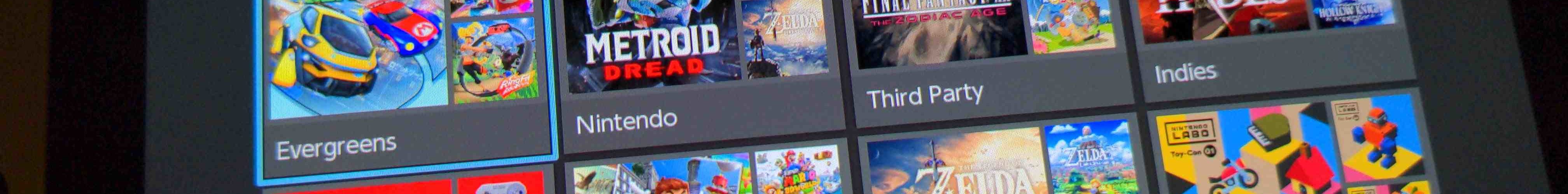 La Nintendo Switch vous permet désormais de classer vos jeux dans des dossiers.